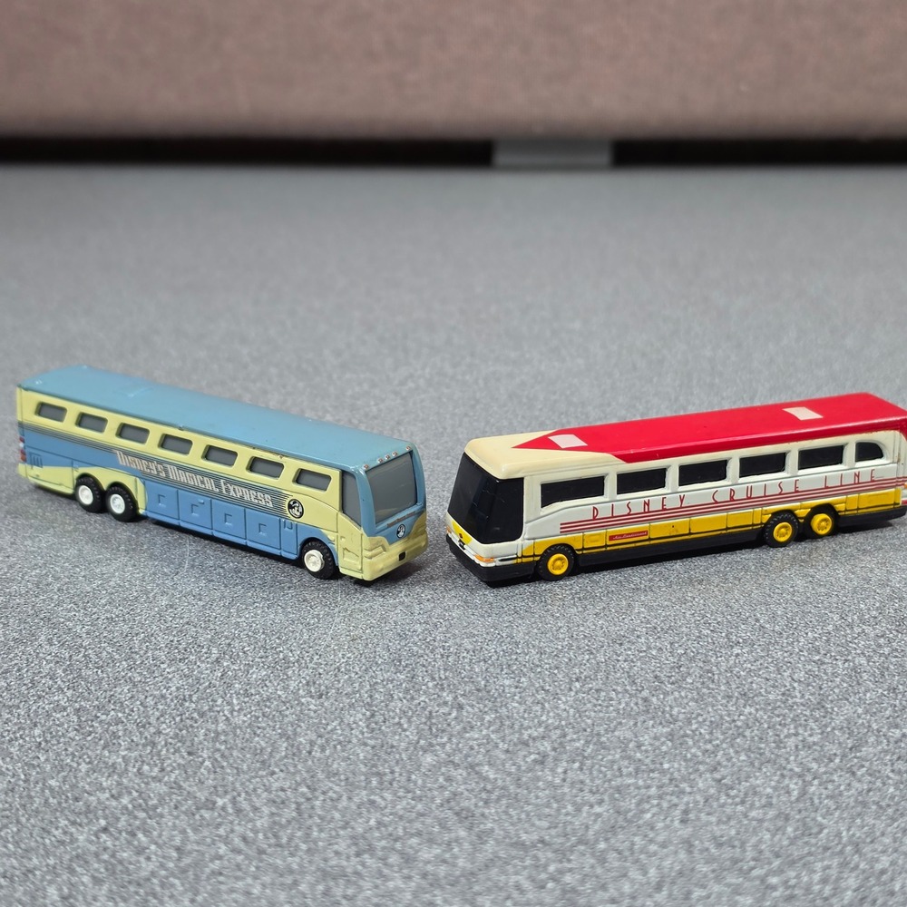 Disney Bus Set Magical Express‎ & Cruise Line Diecast Multi Good Transportation